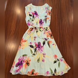 London Times Elegant Light Blue Dress Easter Size 16